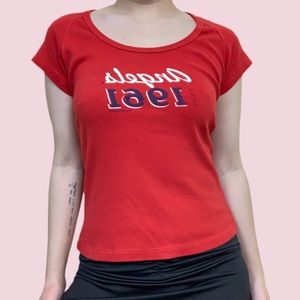 Genuine Merchandise Red ‘Angel 1961’ Tee（2006